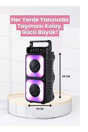 BLUETOOTH HOPARLÖR MİKROFONLU