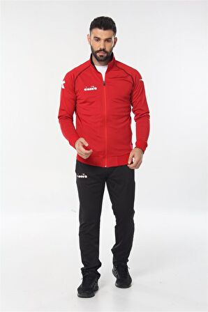 Diadora Mundial - Erkek Kırmızı Likralı Eşofman Takımı - MundialKamp