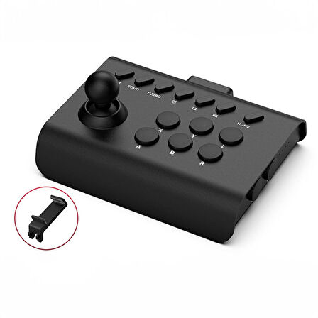 Global BSP-Y01 Joystick Switch/Ps3/Ps4/Pc/Android/İos MF/TV Retro Oyun Konsolu Joystiği Siyah WNE1031