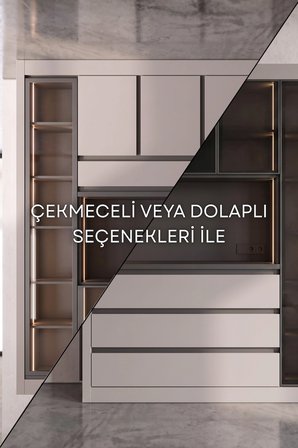 Nero Kahve Köşesi Multi 160 cm Montaj Dahil