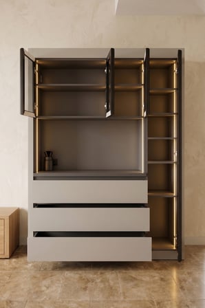 Nero Kahve Köşesi Multi 165 cm Montaj Dahil