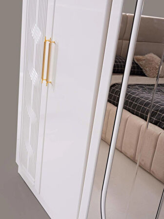Kaliforniya 6 Kapaklı Gardırop %100 MDF | Ücretsiz Teslimat ve Kurulum