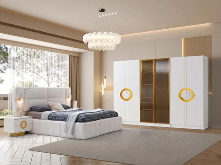 Florida Yatak Odası Takımı %100 MDF | Ücretsiz Teslimat ve Kurulum