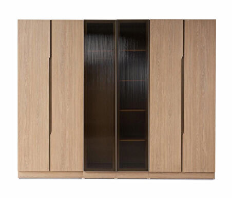 Alaska 6 Kapaklı Gardırop %100 MDF | Ücretsiz Teslimat ve Kurulum