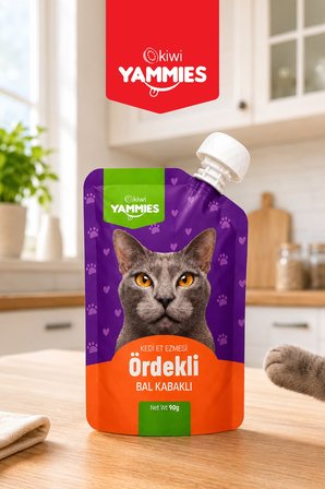 Kiwi Pets Yammies Karışık Kedi Ezmesi 90 Gr*6 Adet