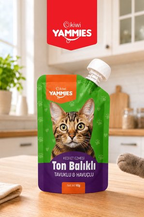 Kiwi Pets Yammies Karışık Kedi Ezmesi 90 Gr*6 Adet