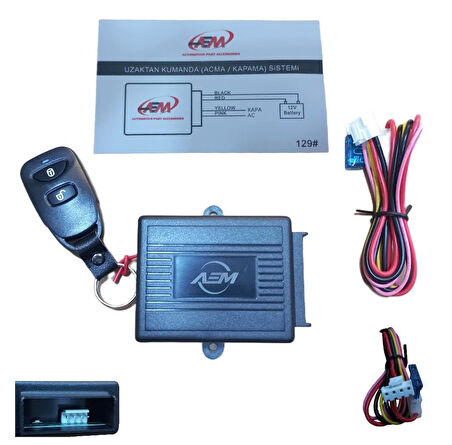 AEMPART  AÇMA KAPAMA EGSOZ SİSTEMİ - 4 KABLOLU