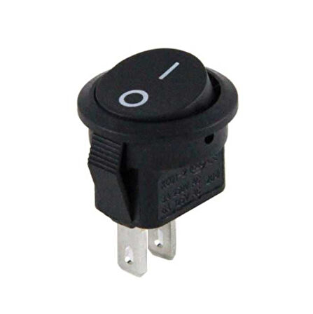 AEMPART  MİNİ ANAHTAR UNIVERSAL BUTON YUVARLAK IŞIKSIZ (10LU PAKET)