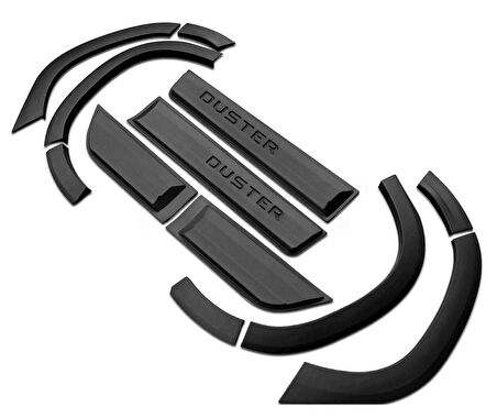 Dacia Duster Düz Dodik Seti 12+2 Parça 2018 ve Sonrası
