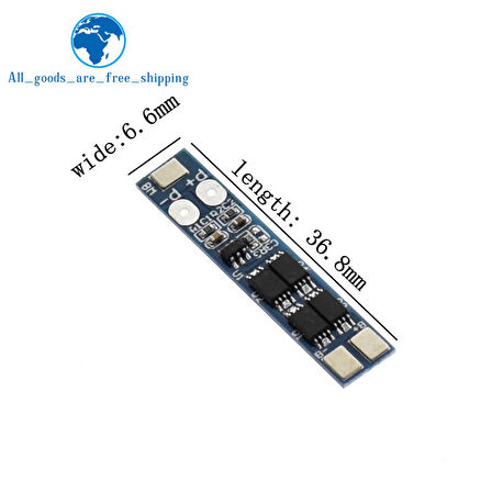 2S BMS 18650 PİL ŞARJ DEVRESİ 8 AMPER ( 2 PİL İÇİN )