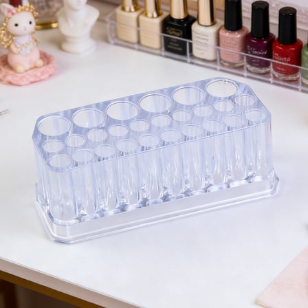 26 Gözlü Şeffaf Akrilik Nail Art Fırça Organizer BRHOL002