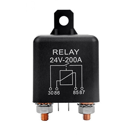 24 VOLT 200 AMPER GÜÇ RÖLESİ ( AĞIR VASITALAR VE VİNÇ İÇİN )