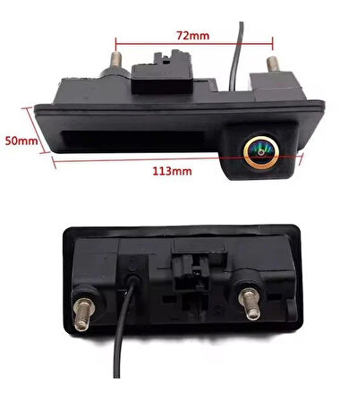 AEMPART  Audi a3 a4 a5 geri görüş kamerası bagaj açma düğmeli