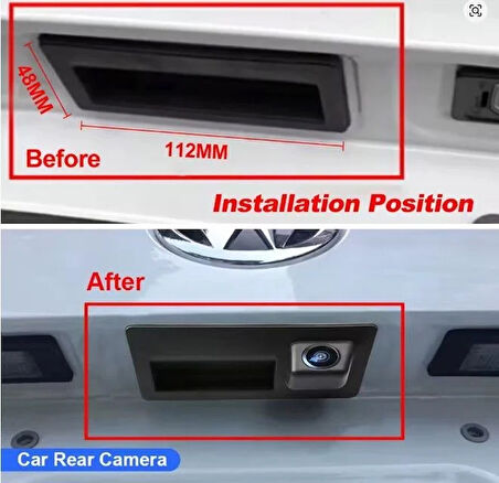 AEMPART  Audi a3 a4 a5 geri görüş kamerası bagaj açma düğmeli