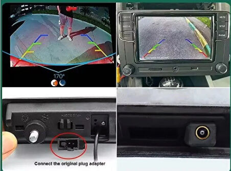 AEMPART  Audi a3 a4 a5 geri görüş kamerası bagaj açma düğmeli