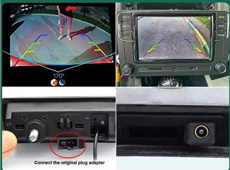 AEMPART  Vw jetta passat tiguan geri görüş kamerası bagaj açma düğmeli