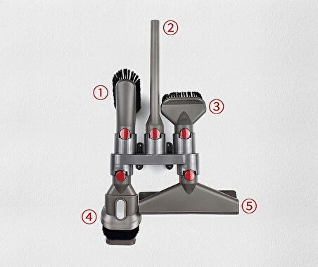 Dyson V7 , V8 , V10 , V11 uyumlu süpürge duvar askı aparatı