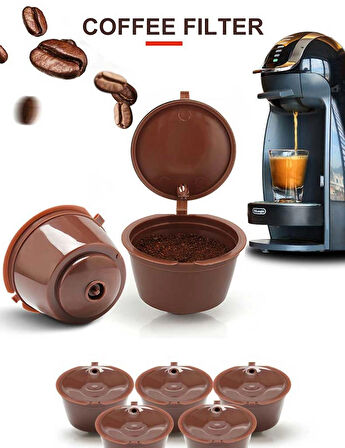 3 Adet Dolce Gusto Kahve Kapsülü ( Yıkayıp Tekrar Kullanabilirsiniz.)