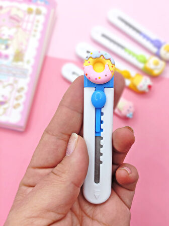 Mini Şekilli Maket Bıçağı - Sevimli Donut