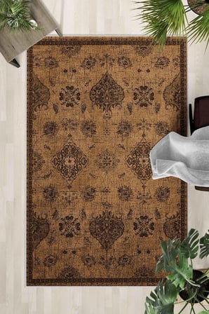 Kaymaz Taban Yıkanabilir Halı – Mutfak, Salon, Yatak Odası için Modern Dijital Baskı Halı (SLNHAL119