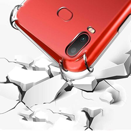 Gpack Samsung Galaxy A10s Kılıf AntiShock Ultra KorumaNano Glass