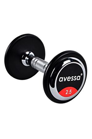 Avessa 2,5 Kg Olimpik Dambıl Kauçuk Kaplı Salon Tipi