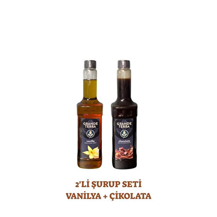 Grandeterra Çikolata + Vanilya Şurubu (2 x 750 ml )