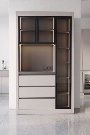 Nero Kahve Köşesi Multi 125cm Montaj Dahil