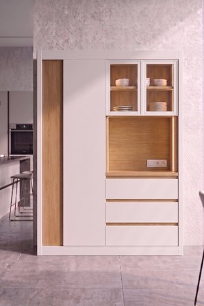 Nero Kahve Köşesi Multi Kilerli 160 cm Montaj Dahil