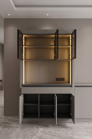 Nero Kahve Köşesi 130 cm Montaj Dahil