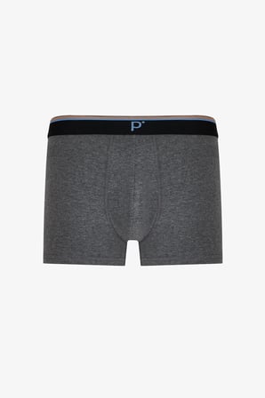 Erkek Contrast Çizgili 3'lü Boxer