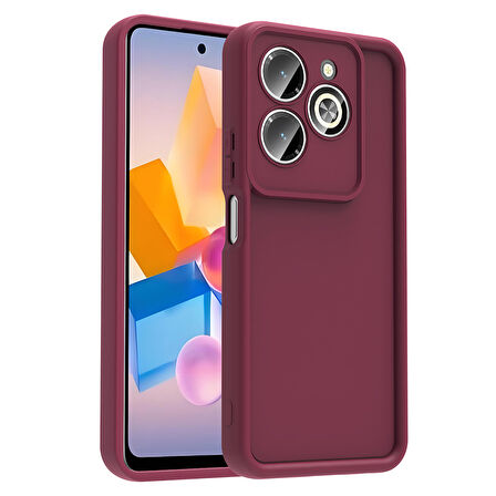 İnfinix Hot 40İ Kılıf Kamera Korumalı Ananas Silikon Kapak