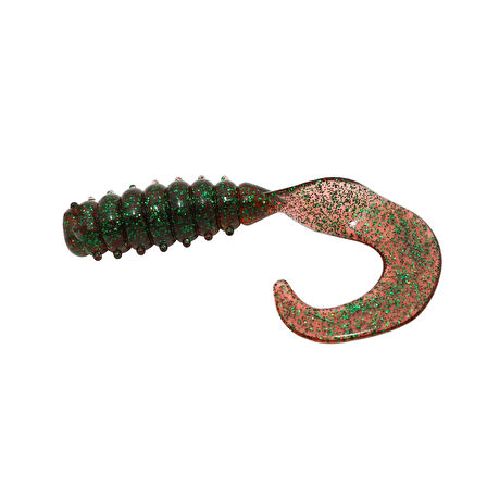 HanFish Gurt 6cm 8 Adet Orak Kuyruk Silikon Yem GT-56 Boru Kurdu