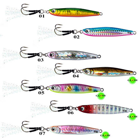 Ryuji Sniper 10cm 100gr Metal Jig Yem 07 (Glow)