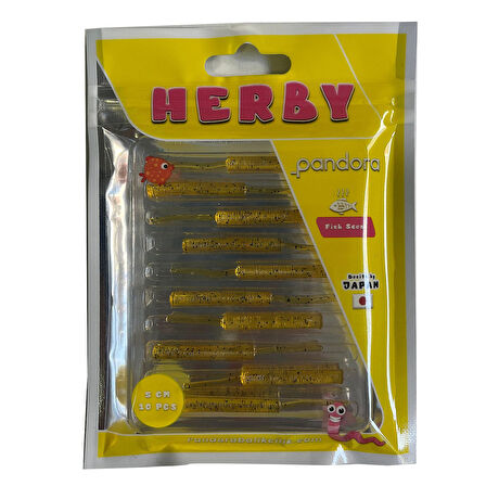 Pandora Herby  5cm 10 Adet LRF Silikonu Honey Shrimp