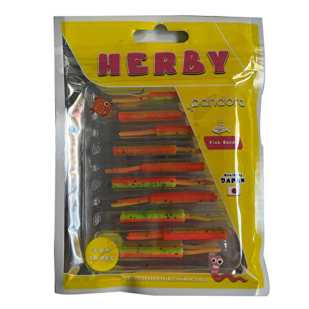 Pandora Herby  5cm 10 Adet LRF Silikonu Herby Tiger
