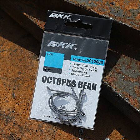 BKK Octopus Beak Black Nickel Olta İğnesi 2/0 8 Pcs