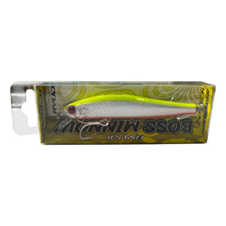 Ryuji Boss Minnow 70F 7cm 6gr Maket Balık Chartreuse UV