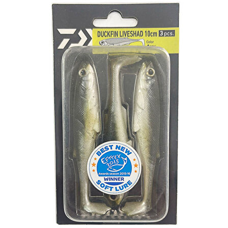 Daiwa Duckfin Live Shad 10cm 7Gr 3 Adet Silikon Yem Ayu