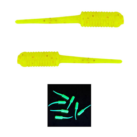 Fujin Baby FRY 2,7cm 30 Adet LRF Silikon Yem Fluo Green