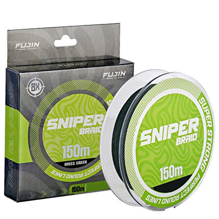 Fujin Sniper 8X 150Mt. Moss Green İp Misina 0.16mm 9kg