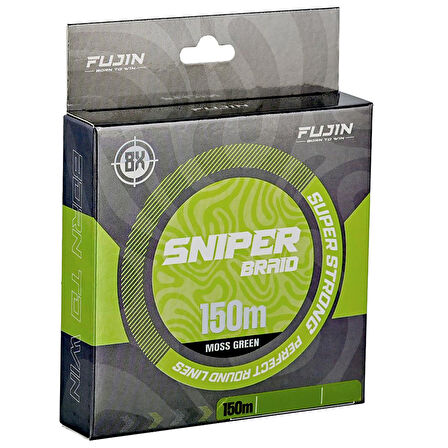 Fujin Sniper 8X 150Mt. Moss Green İp Misina 0.16mm 9kg