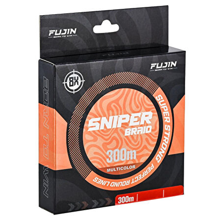 Fujin Sniper 8X 300Mt. Multicolor İp Misina 0.14mm 7kg