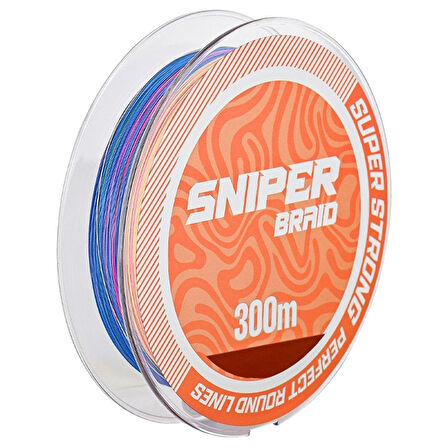 Fujin Sniper 8X 300Mt. Multicolor İp Misina 0.16mm 9kg