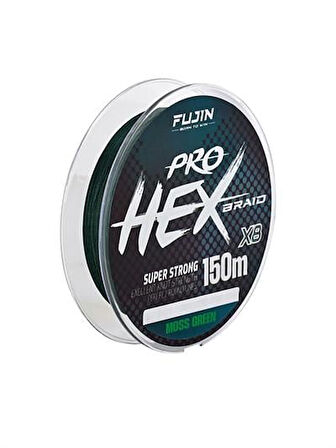 Fujin Pro Hex 8X 150Mt. Moss Green İp Misina 0.14mm