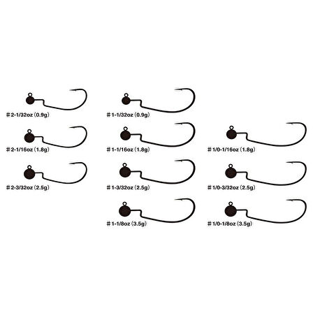 Decoy VJ-71 Nail Bomb 5 Adet Jig Head 1 no 1.5 gr