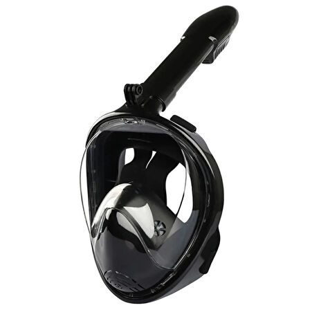 Shufa QSM01 L - XL Tam Yüz Siyah Dalış Maskesi