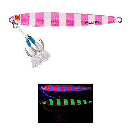 Fujin Valhalla Darksea 80gr Metal Jig Yem MT47 Sakura Zebra Glow
