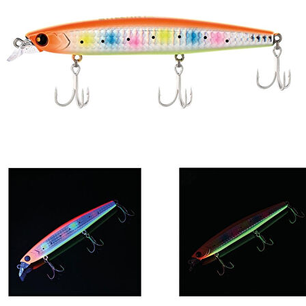 Fujin Gallant 120F 19gr 120mm Floating Maket Balık 256 Twilight Glow Line
