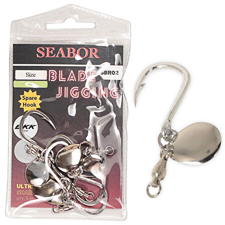 Seabor Blade 5 Adet (Spare Hook) Jig Asist İğnesi 1/0 No